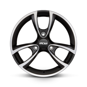 OXXO Trias Matt Black Polished 16 inch lichtmetalen velg
