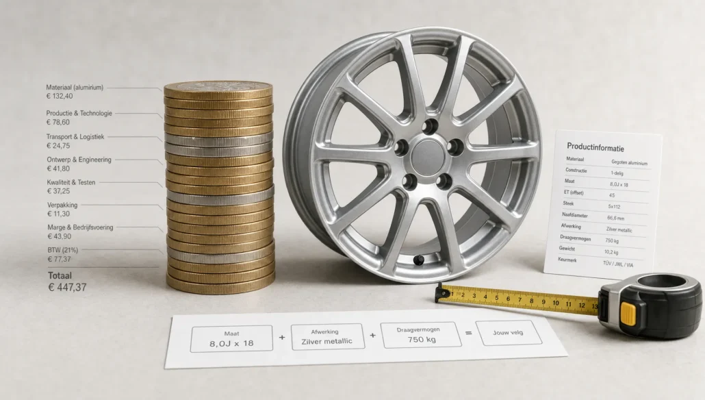 Waarom de aluminium prijs van velgen zo verschilt - Main Image